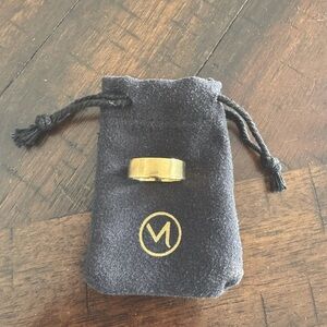 Mejuri Boyfriend Stacker Ring  - Size 6 - Gold Vermeil